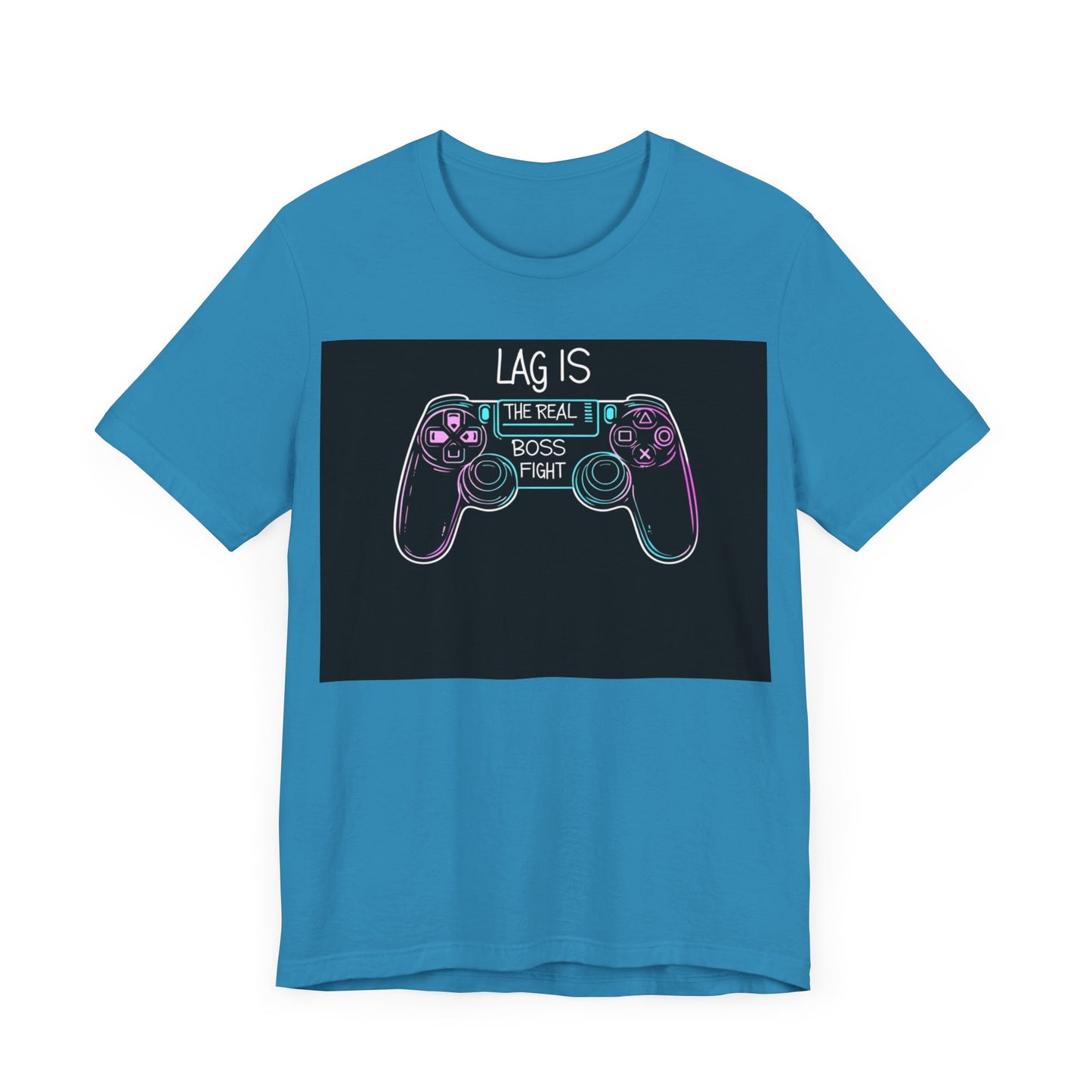 LAG IS THE REAL BOSS FIGHT Controller Short Sleeve Tee