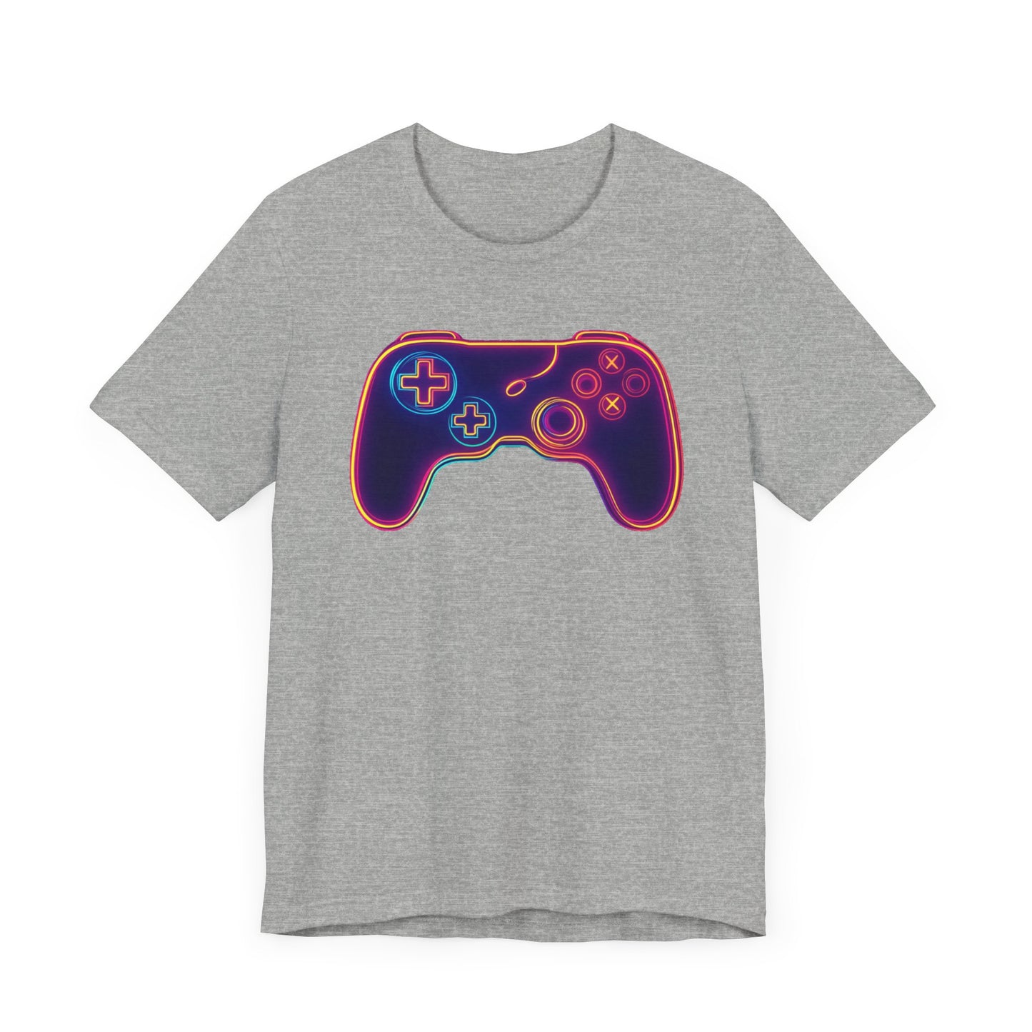 Royal Purple/ Neon Rainbow Controller Short Sleeve Tee