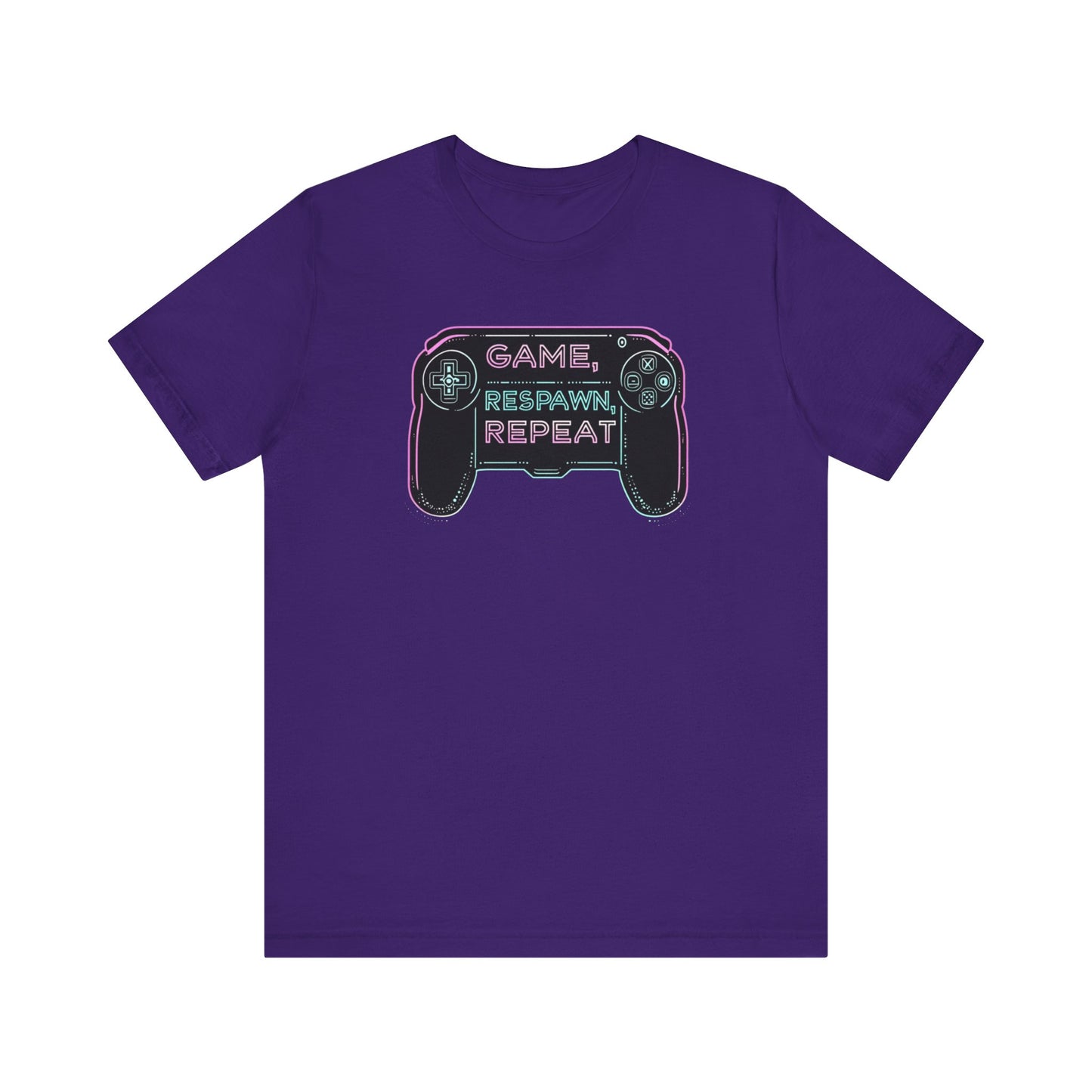 GAME, RESPAWN, REPEAT Controller Short Sleeve Tee