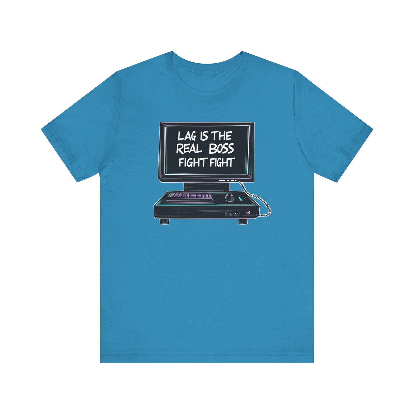 LAG IS THE REAL BOSS FIGHT Controller Short Sleeve Tee