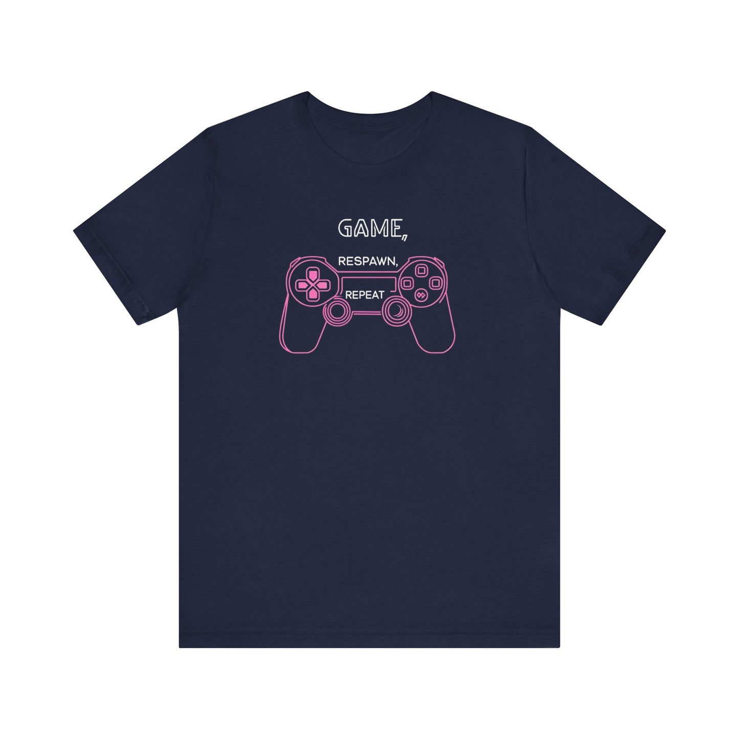 GAME, RESPAWN, REPEAT Controller Short Sleeve Tee