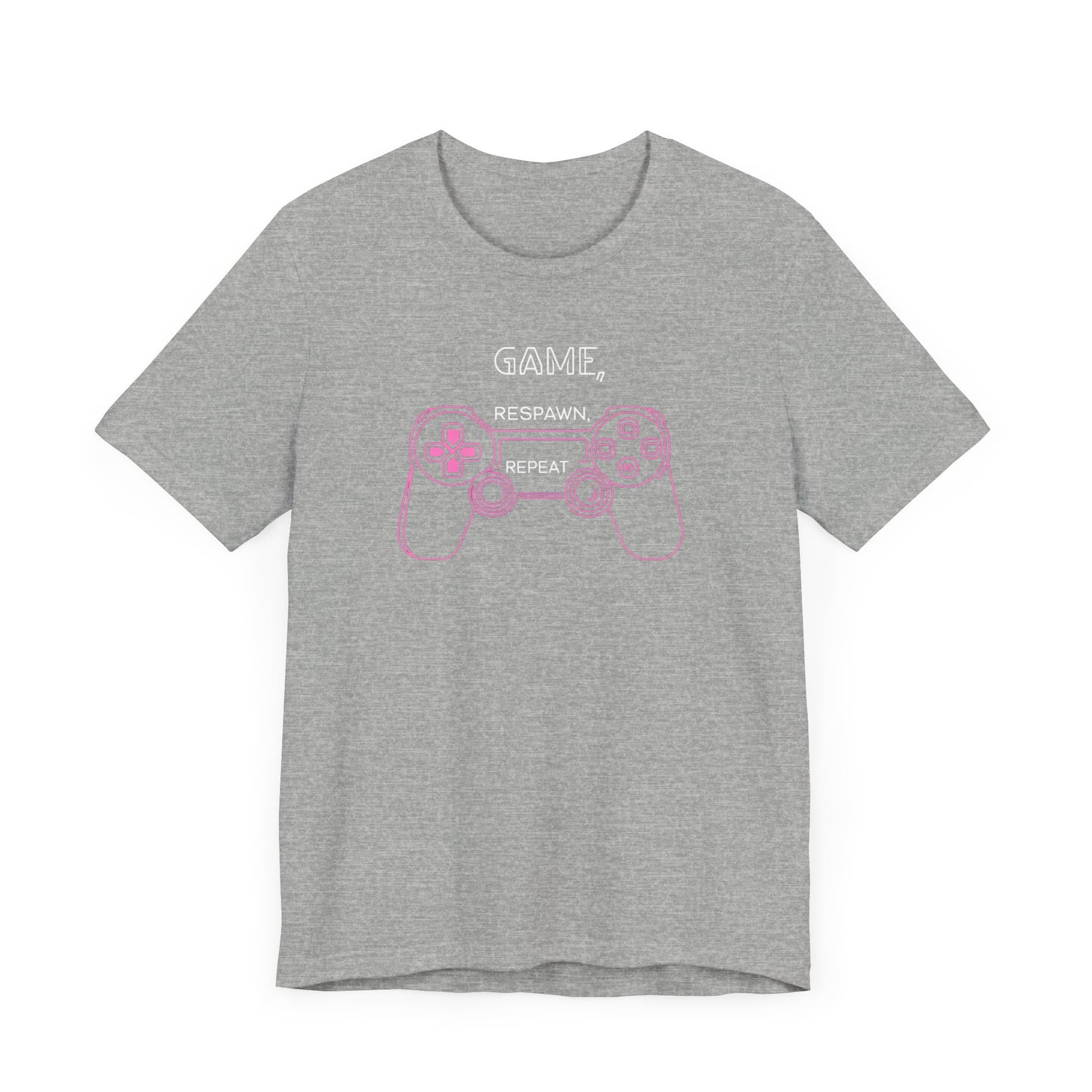 GAME, RESPAWN, REPEAT Controller Short Sleeve Tee