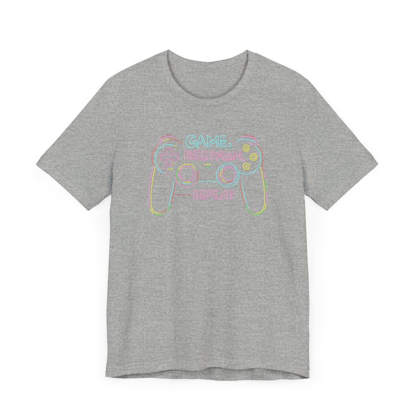 Royal's GAME, RESPAWN, REPEAT Controller Short Sleeve Tee