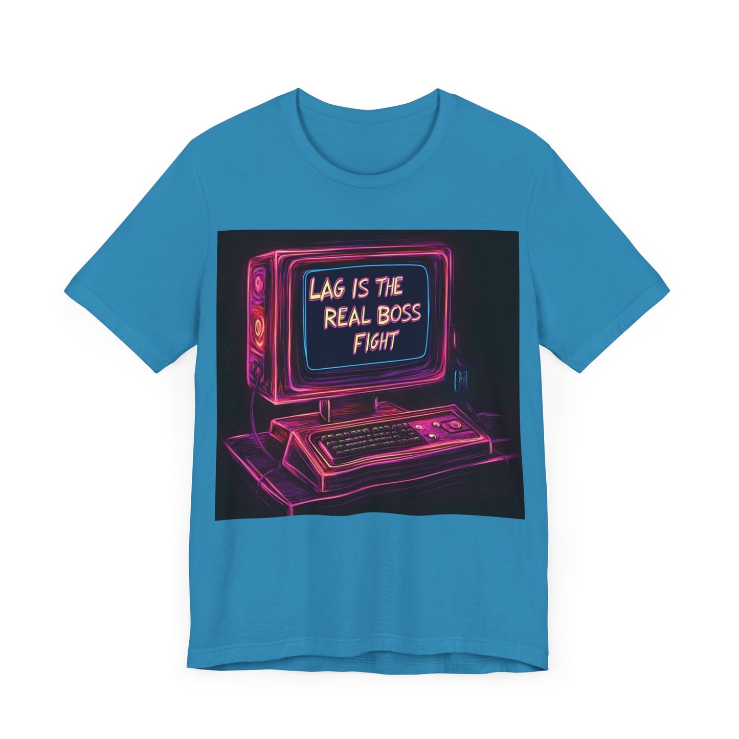 LAG IS THE REAL BOSS FIGHT Controller Short Sleeve Tee