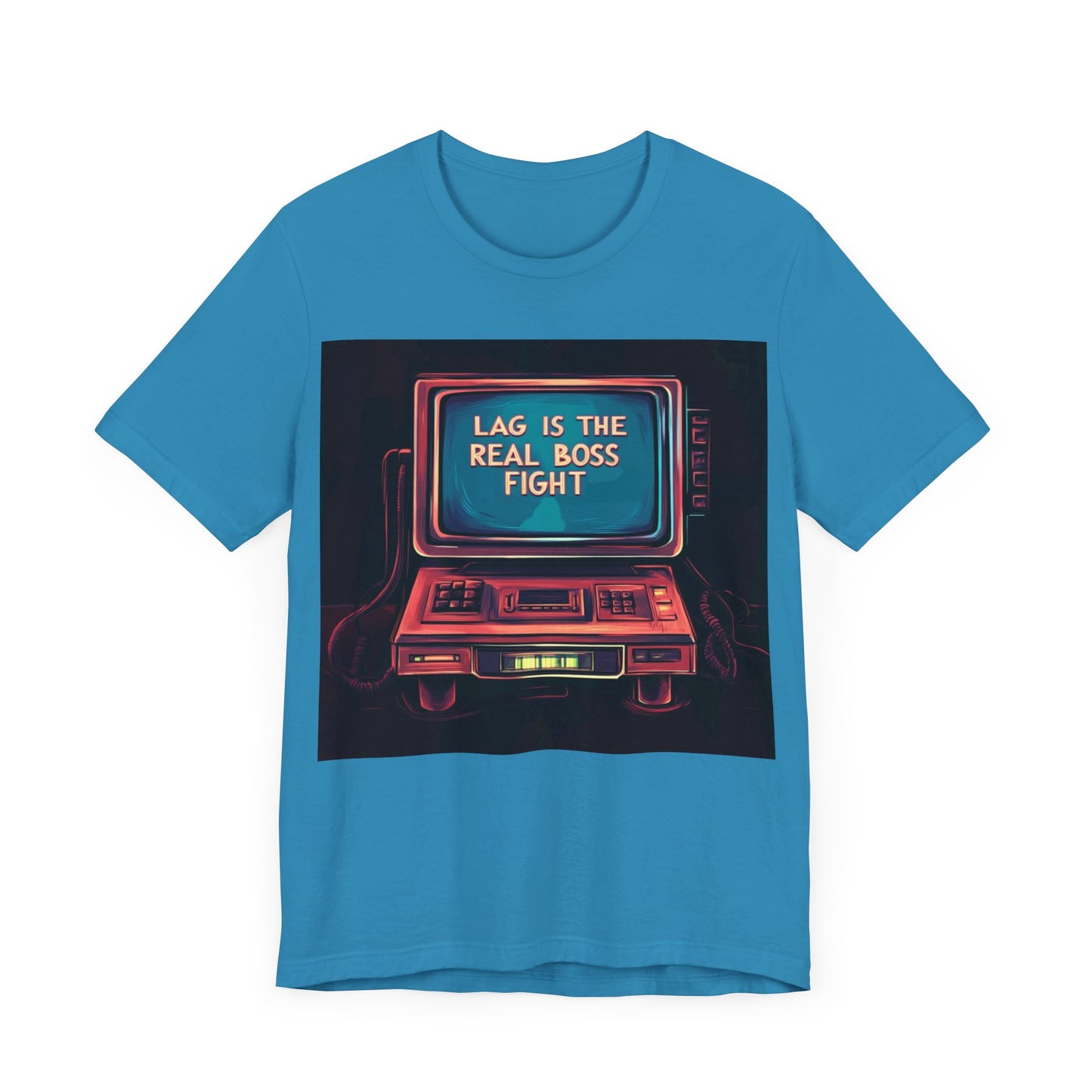 LAG IS THE REAL BOSS FIGHT Controller Short Sleeve Tee