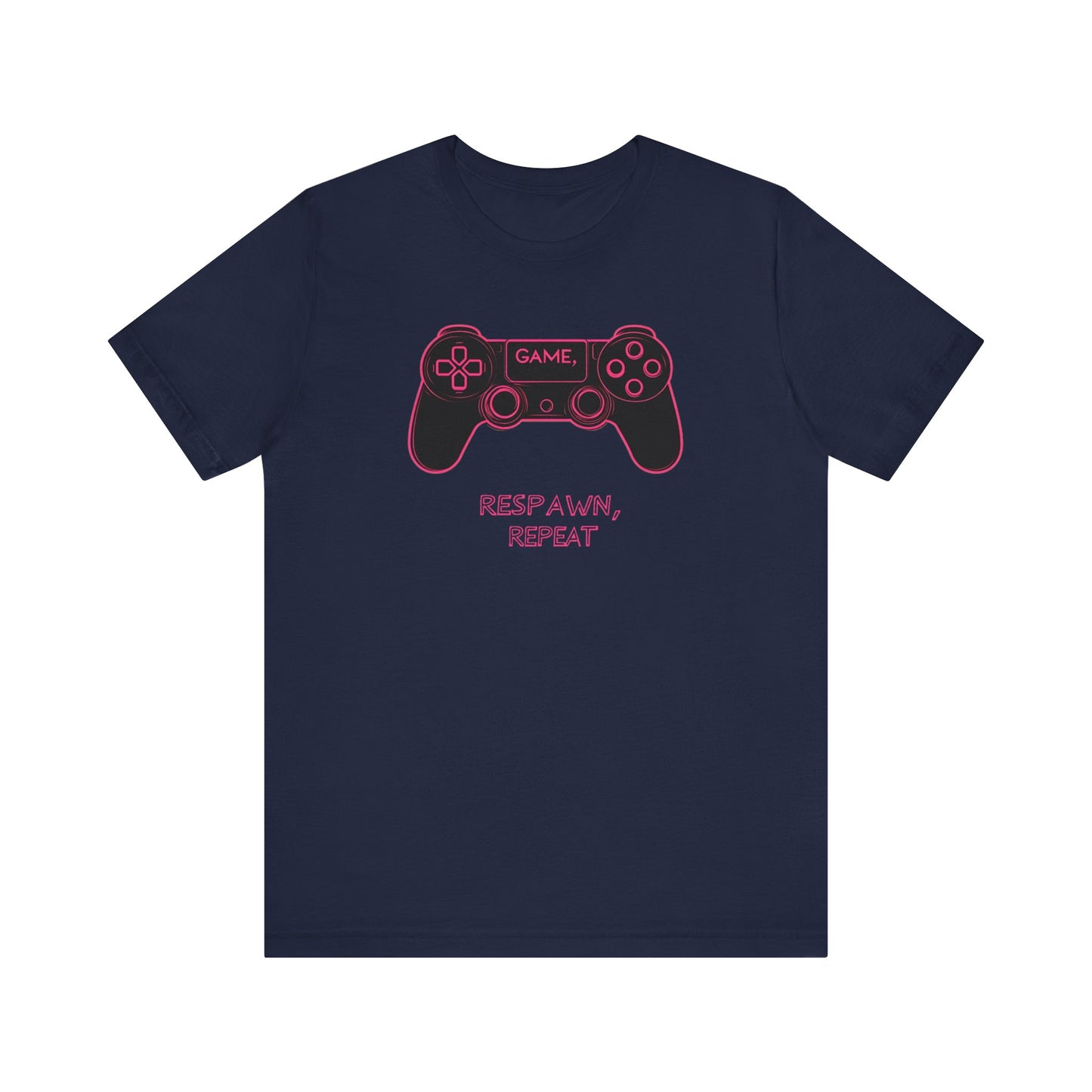 GAME, RESPAWN, REPEAT Controller Short Sleeve Tee