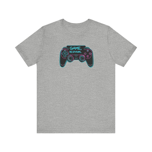 GAME, RESPAWN, REPEAT Controller Short Sleeve Tee