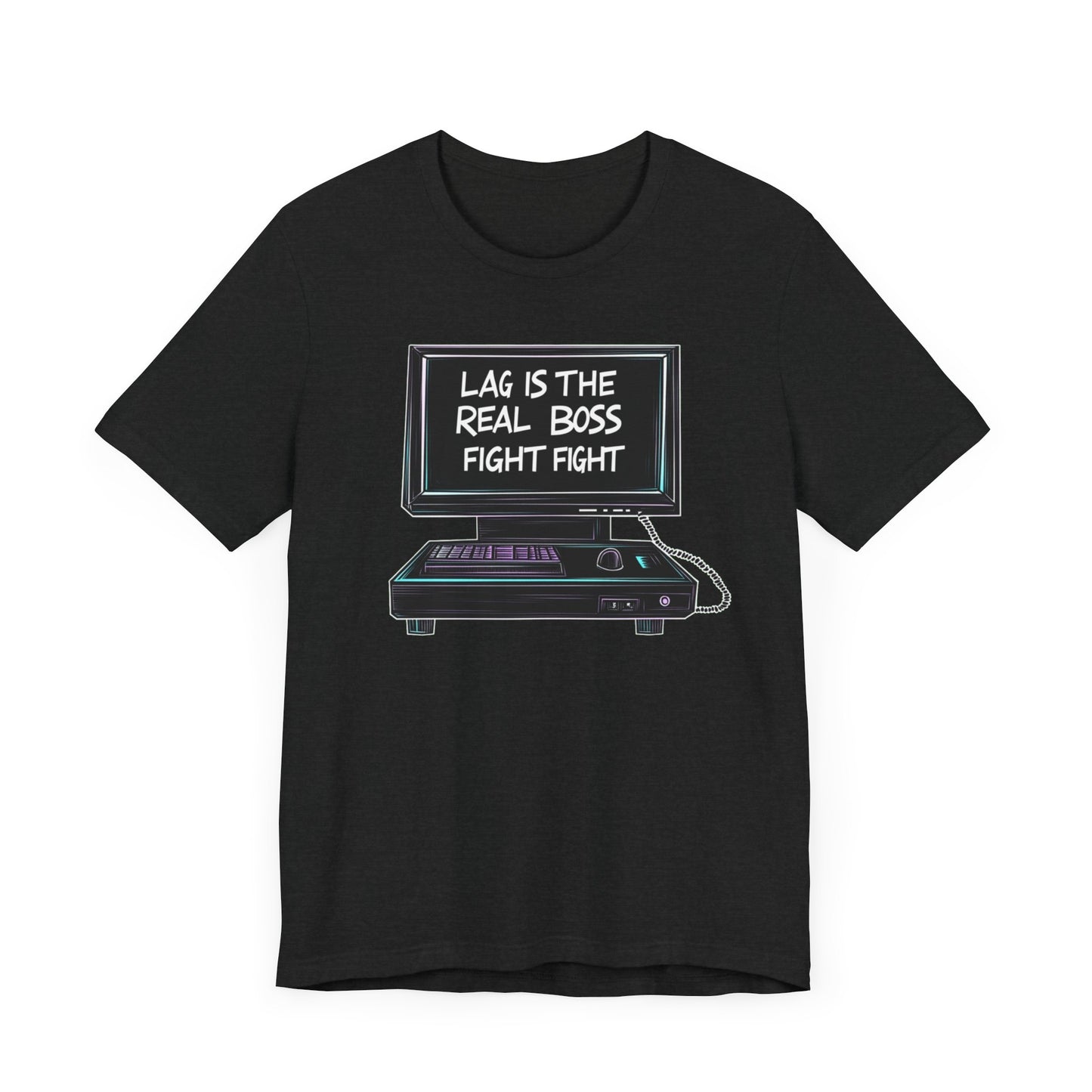 LAG IS THE REAL BOSS FIGHT Controller Short Sleeve Tee