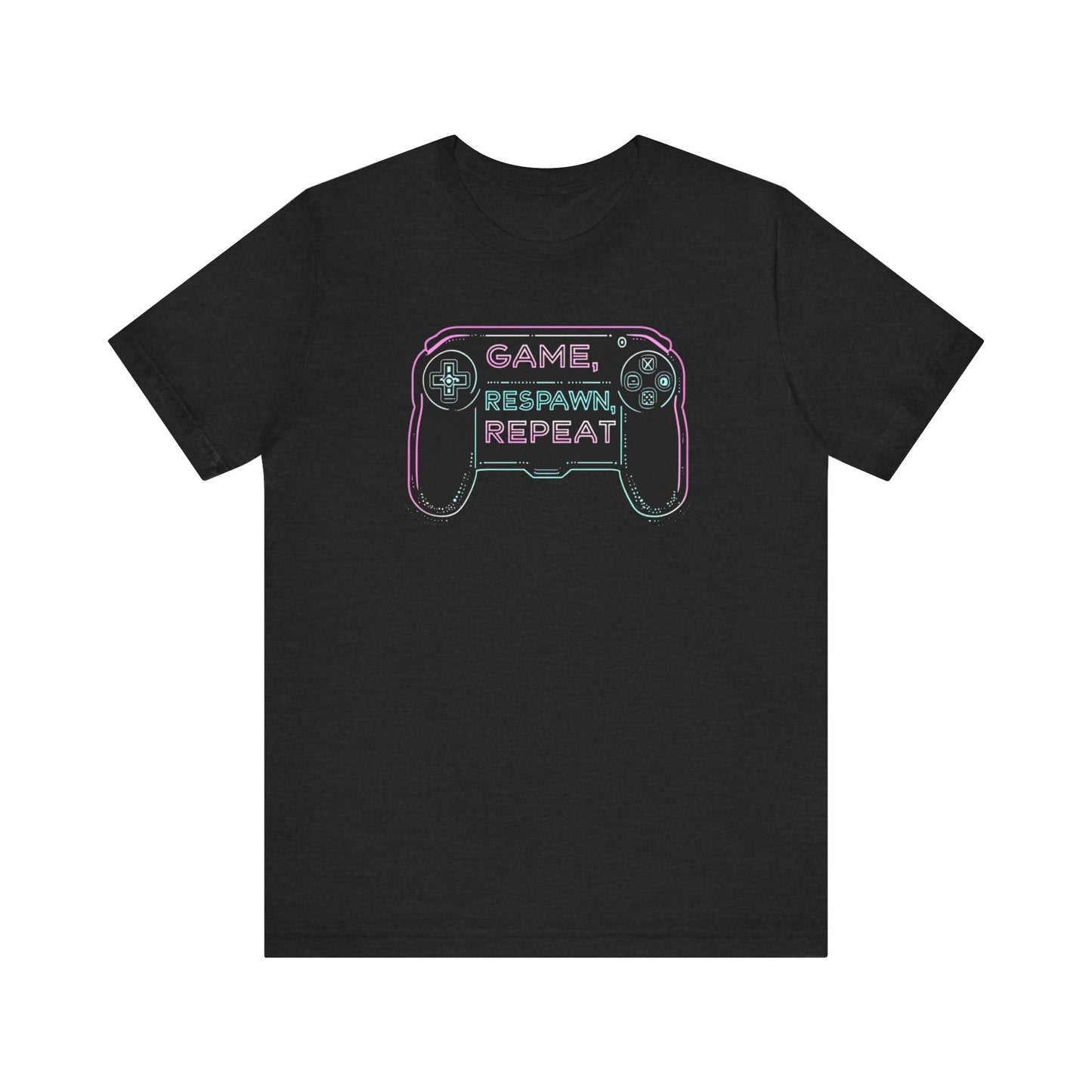 GAME, RESPAWN, REPEAT Controller Short Sleeve Tee