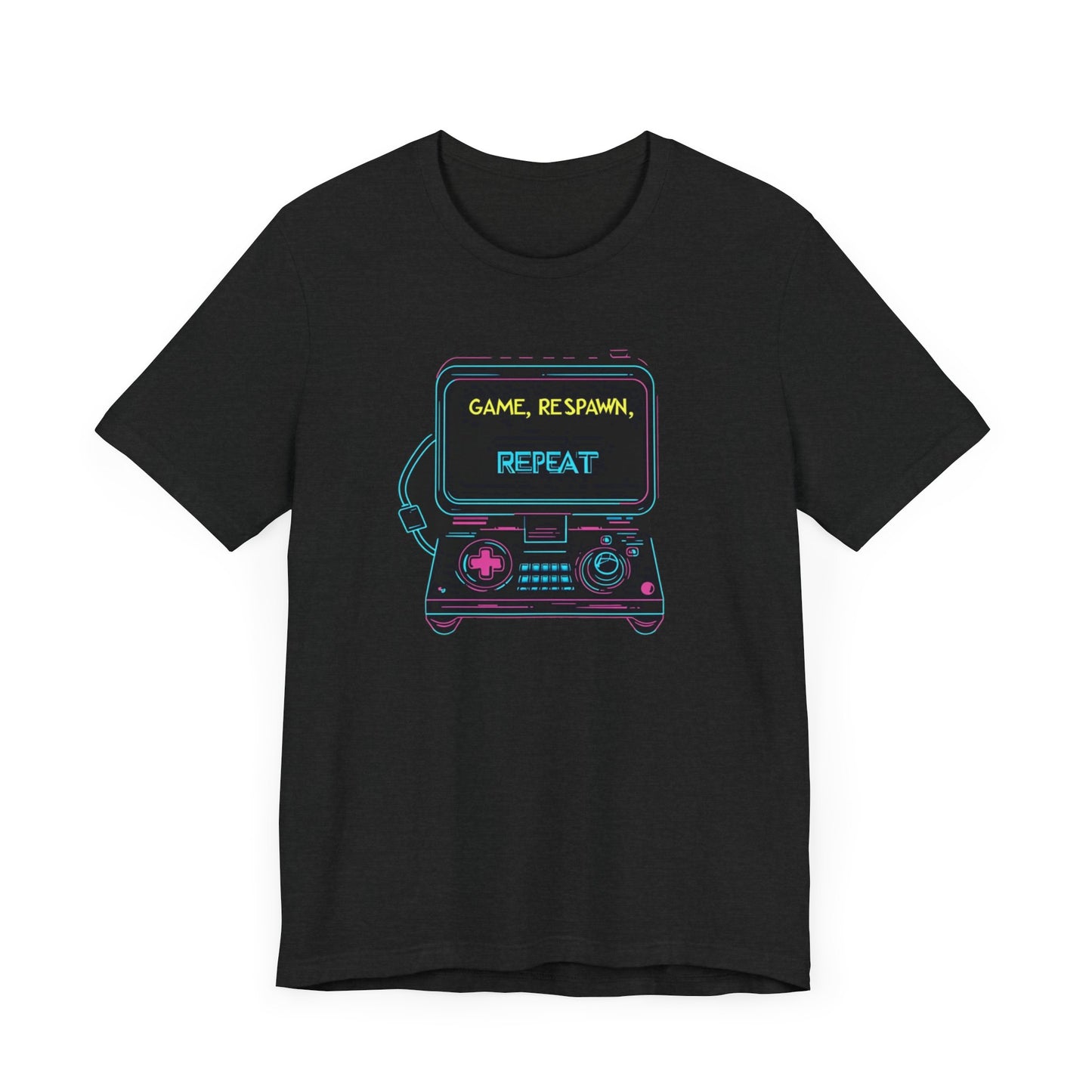 GAME, RESPAWN, REPEAT PC Short Sleeve Tee