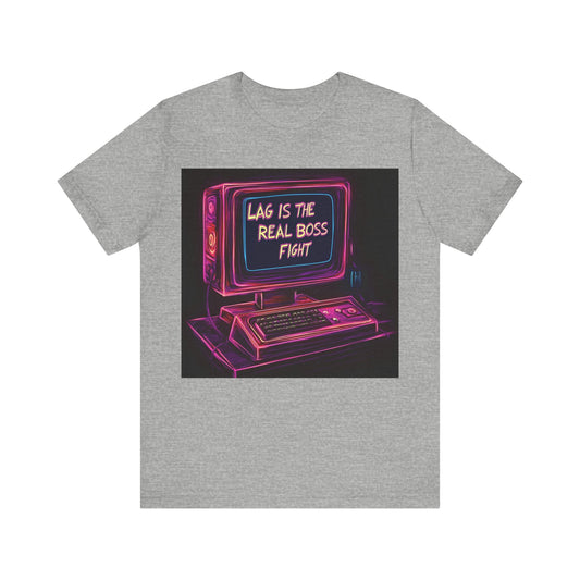 LAG IS THE REAL BOSS FIGHT Controller Short Sleeve Tee