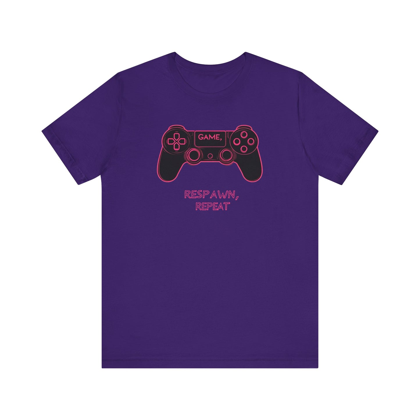 GAME, RESPAWN, REPEAT Controller Short Sleeve Tee