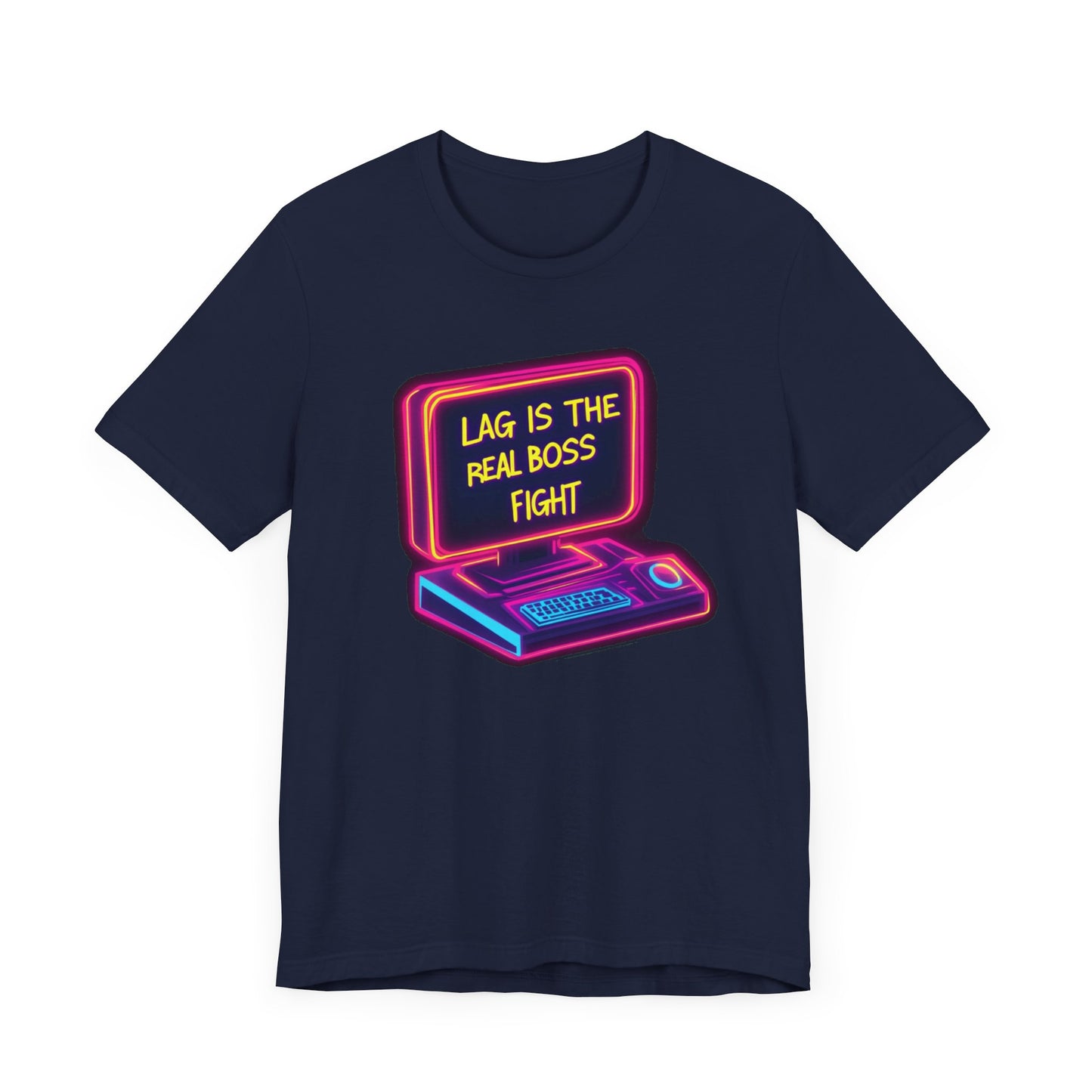 LAG IS THE REAL BOSS FIGHT Controller Short Sleeve Tee