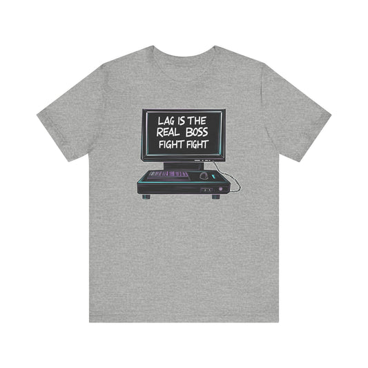 LAG IS THE REAL BOSS FIGHT Controller Short Sleeve Tee