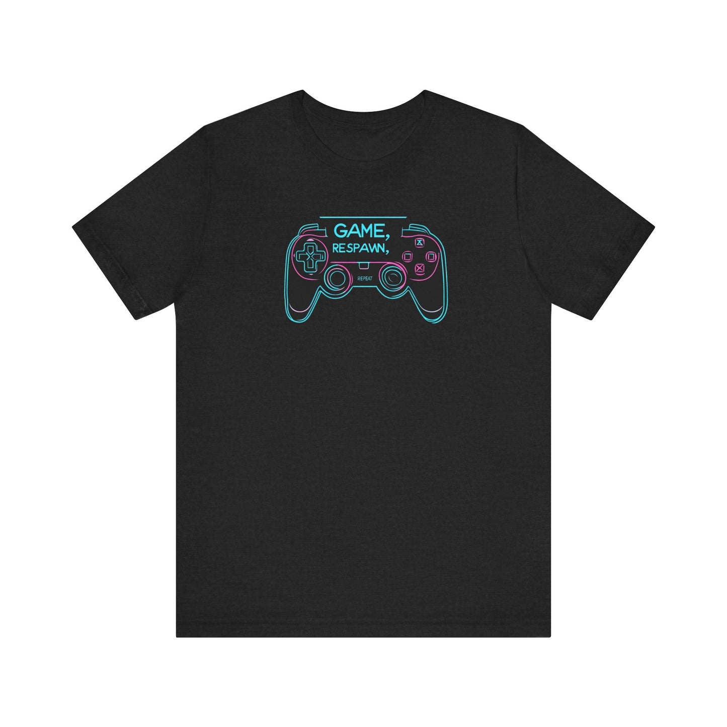 GAME, RESPAWN, REPEAT Controller Short Sleeve Tee