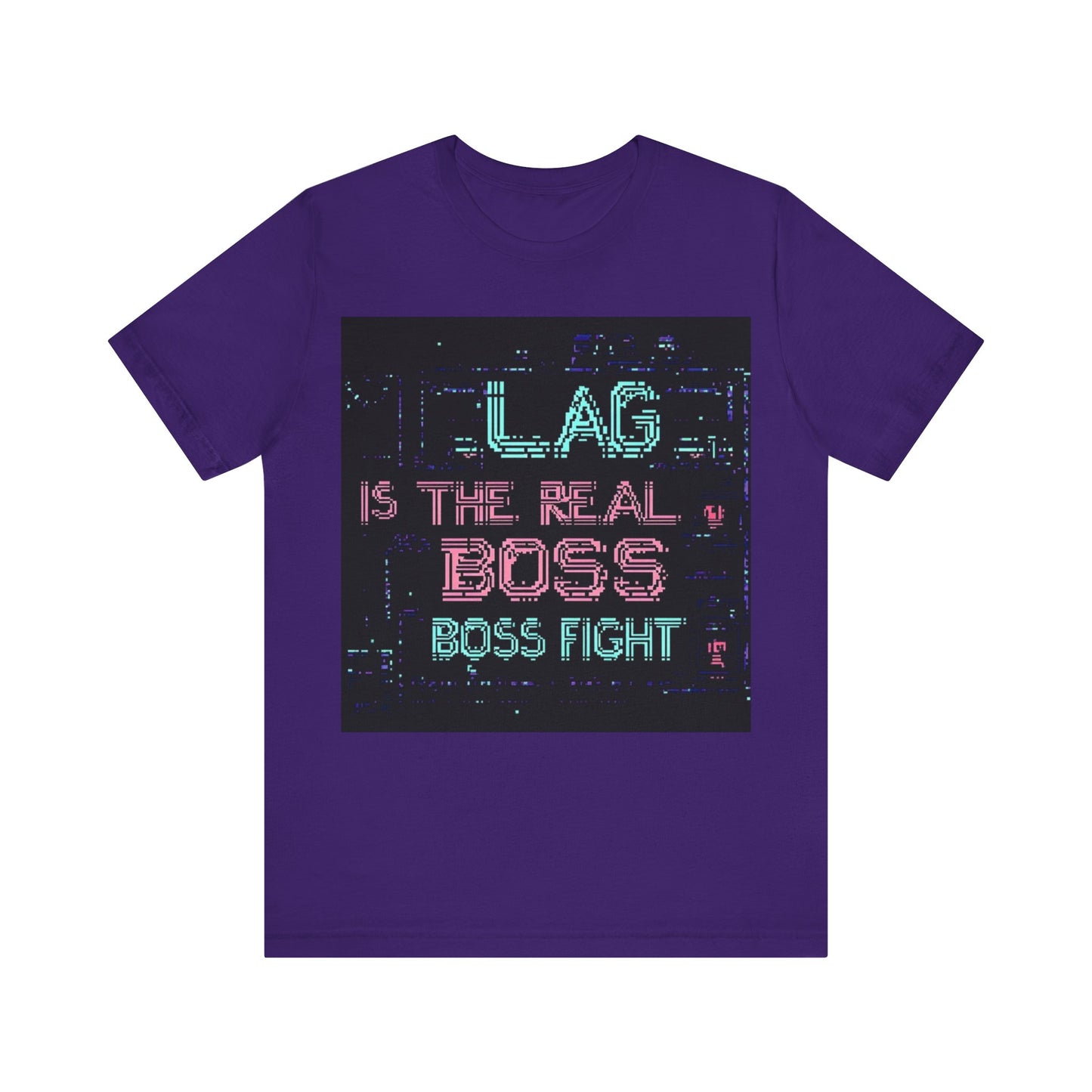 LAG IS THE REAL BOSS FIGHT Controller Short Sleeve Tee