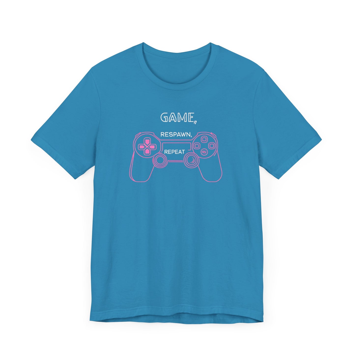 GAME, RESPAWN, REPEAT Controller Short Sleeve Tee