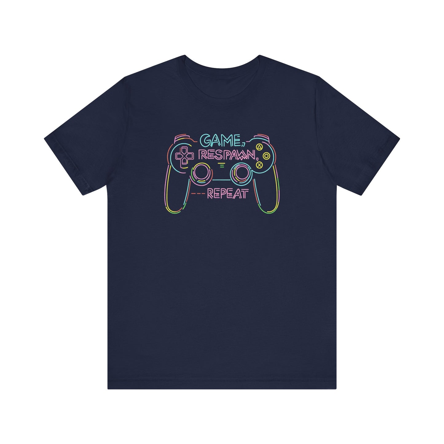 Royal's GAME, RESPAWN, REPEAT Controller Short Sleeve Tee