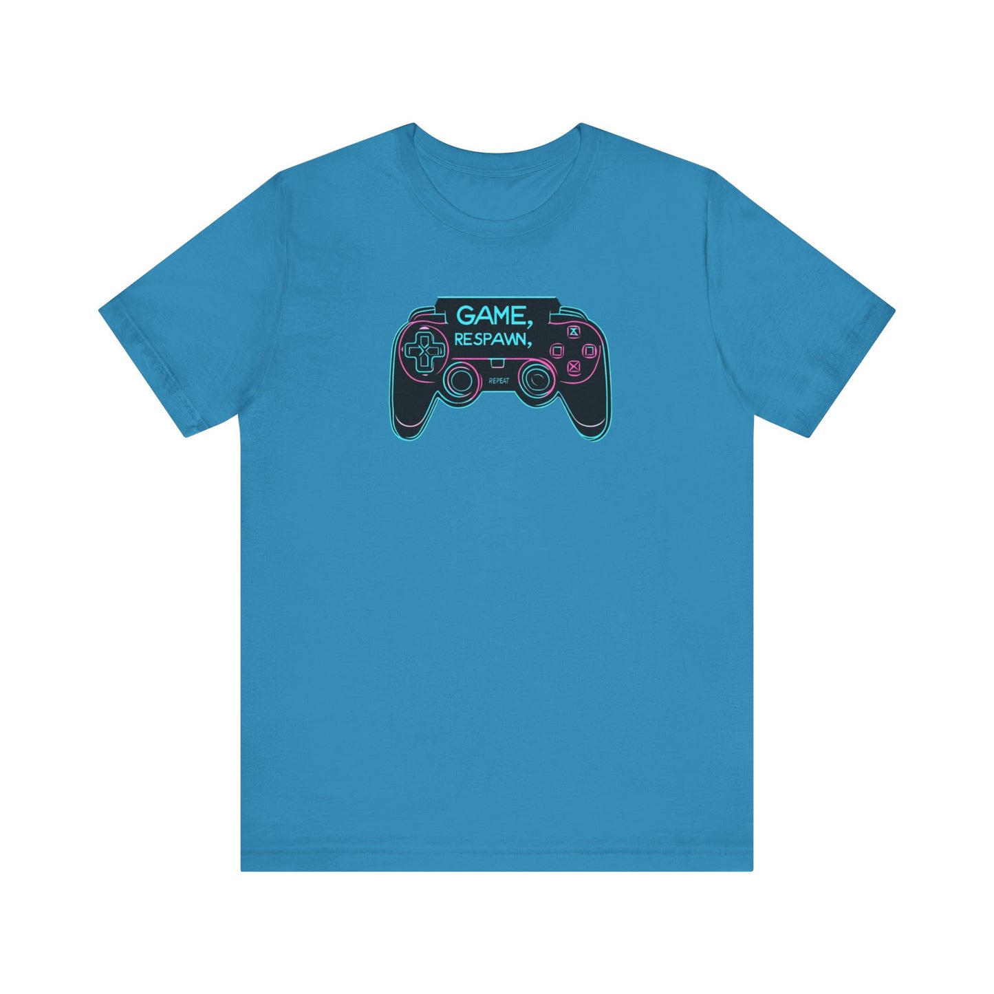 GAME, RESPAWN, REPEAT Controller Short Sleeve Tee