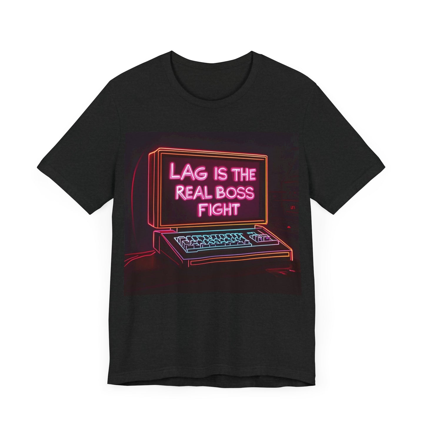 LAG IS THE REAL BOSS FIGHT Controller Short Sleeve Tee