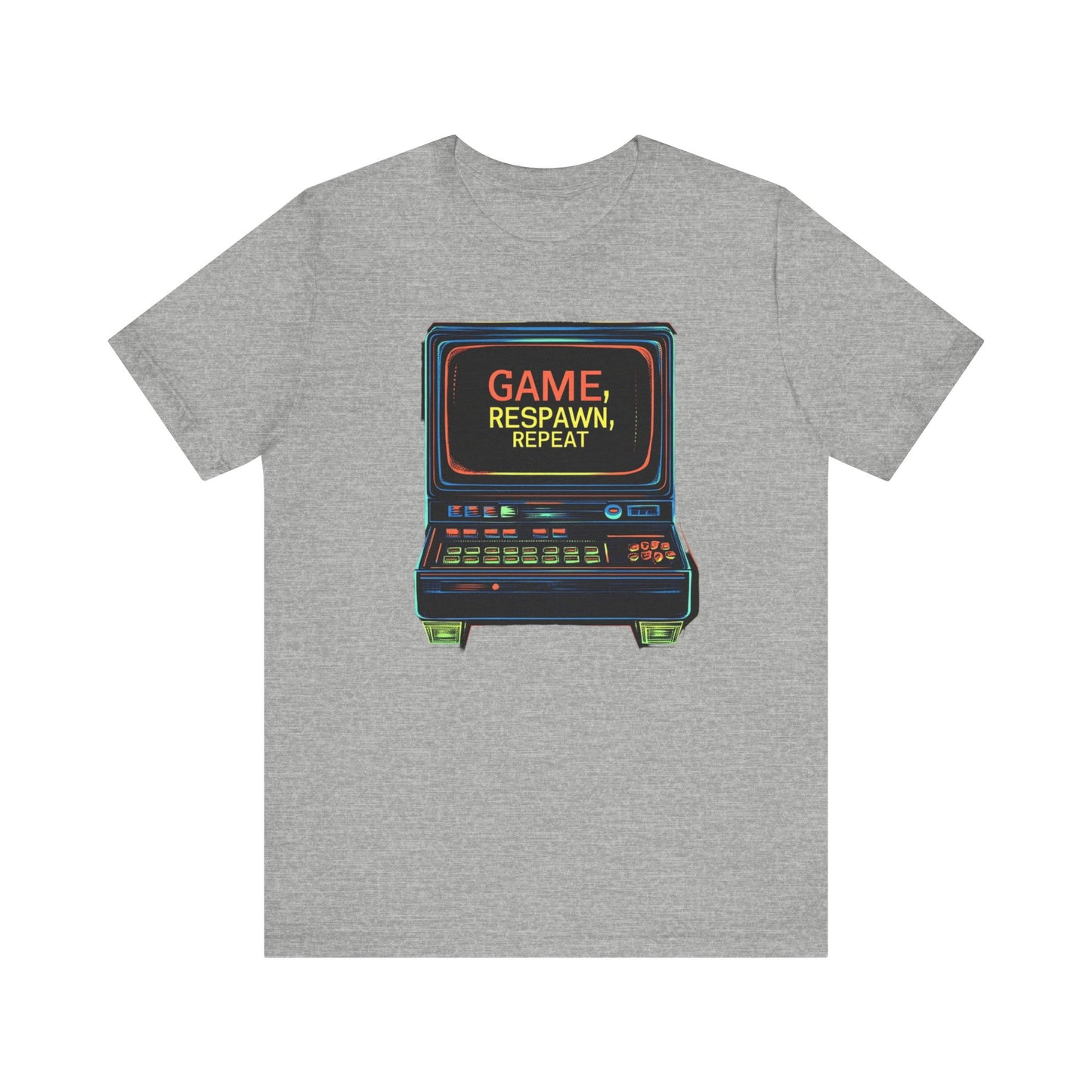 Classic GAME, RESPAWN, REPEAT Controller Short Sleeve Tee