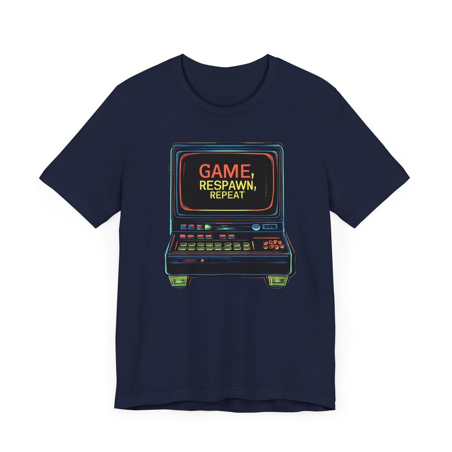 Classic GAME, RESPAWN, REPEAT Controller Short Sleeve Tee