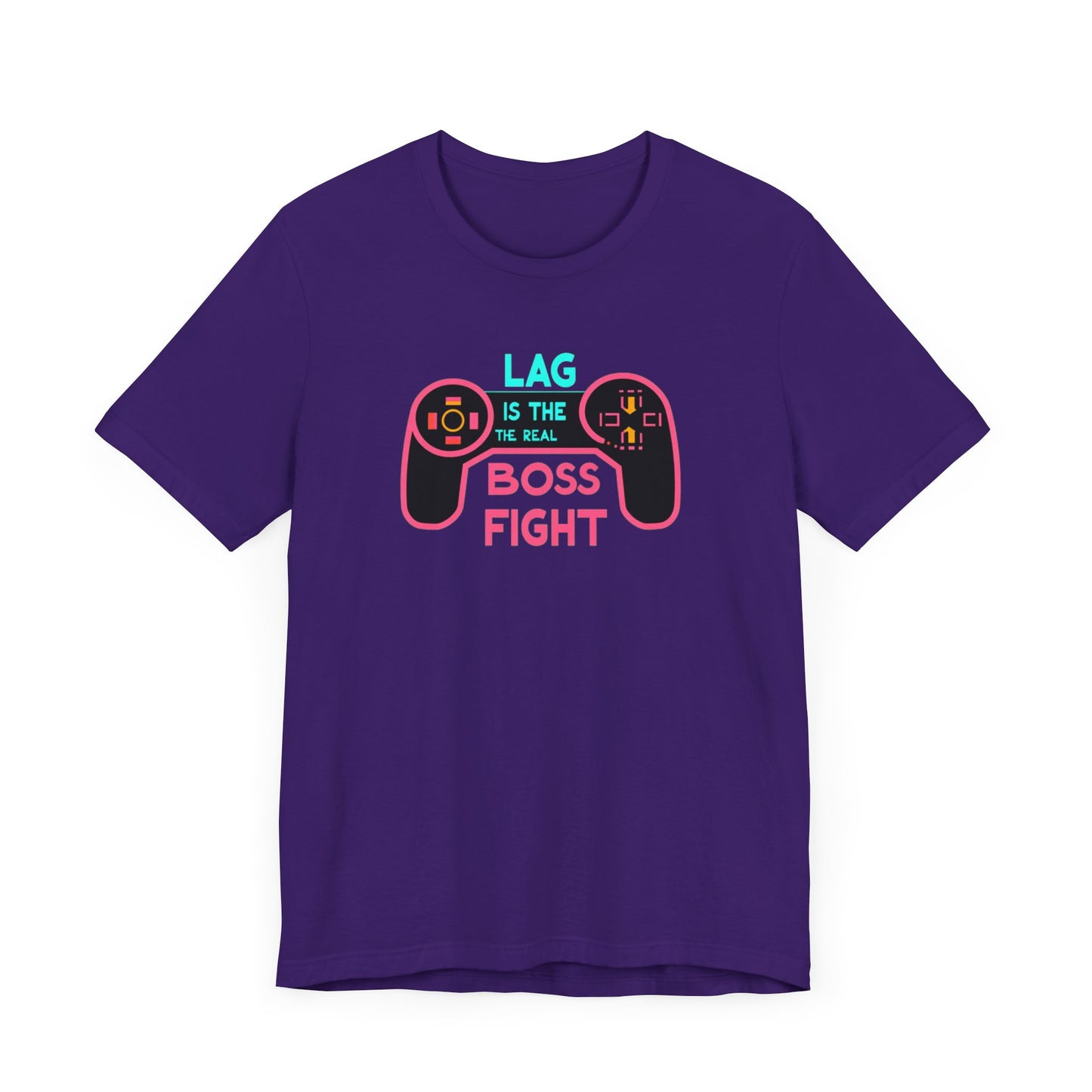 LAG IS THE REAL BOSS FIGHT Controller Short Sleeve Tee