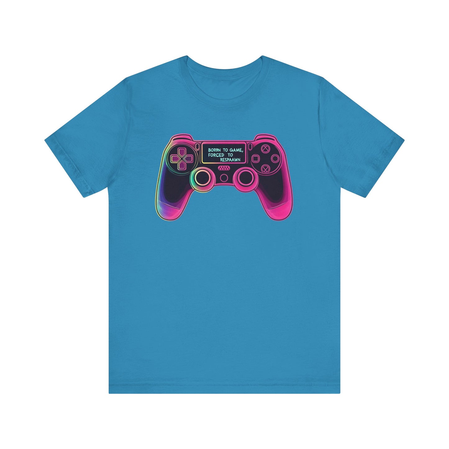 Born To Game, Forced To Respawn Controller Short Sleeve Tee