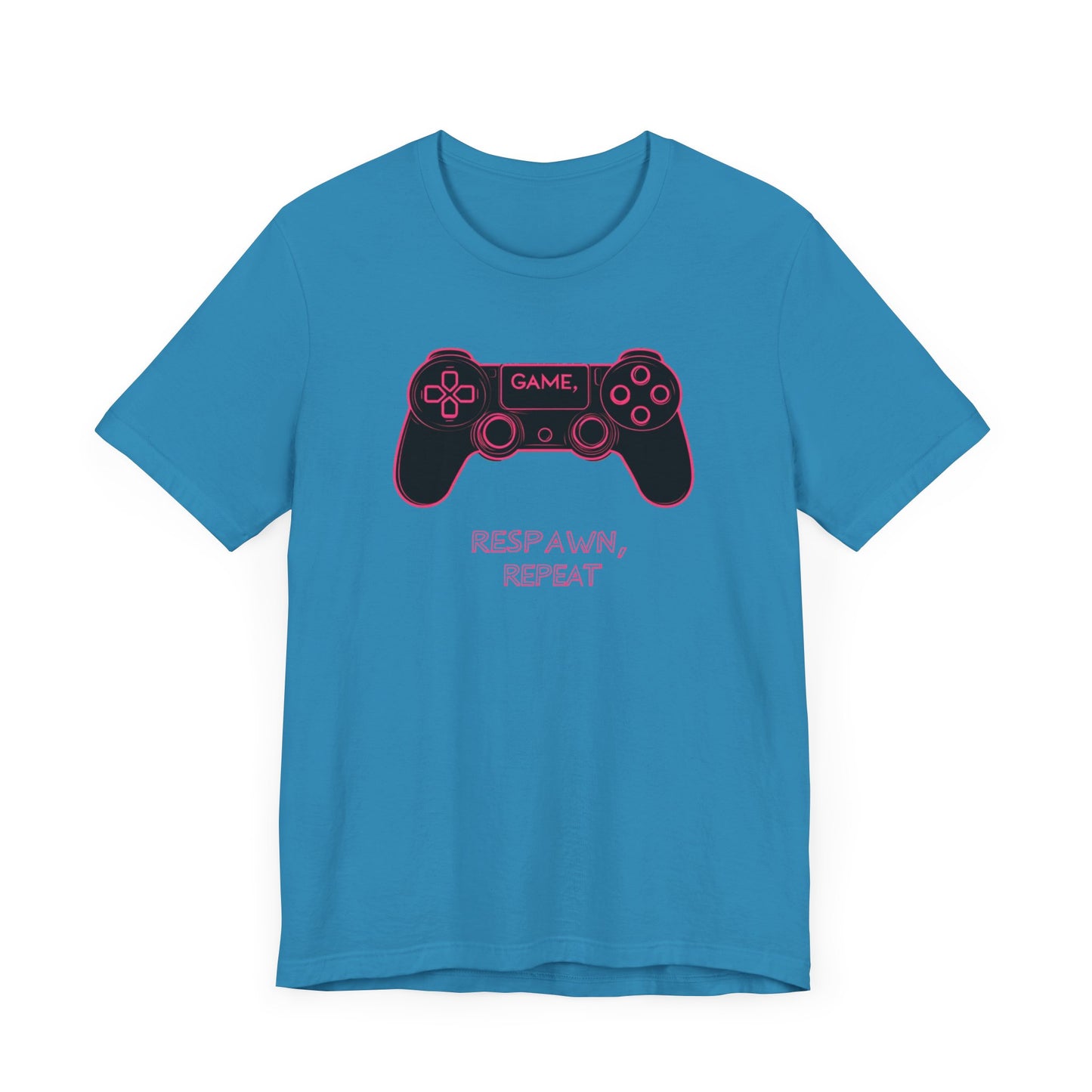 GAME, RESPAWN, REPEAT Controller Short Sleeve Tee