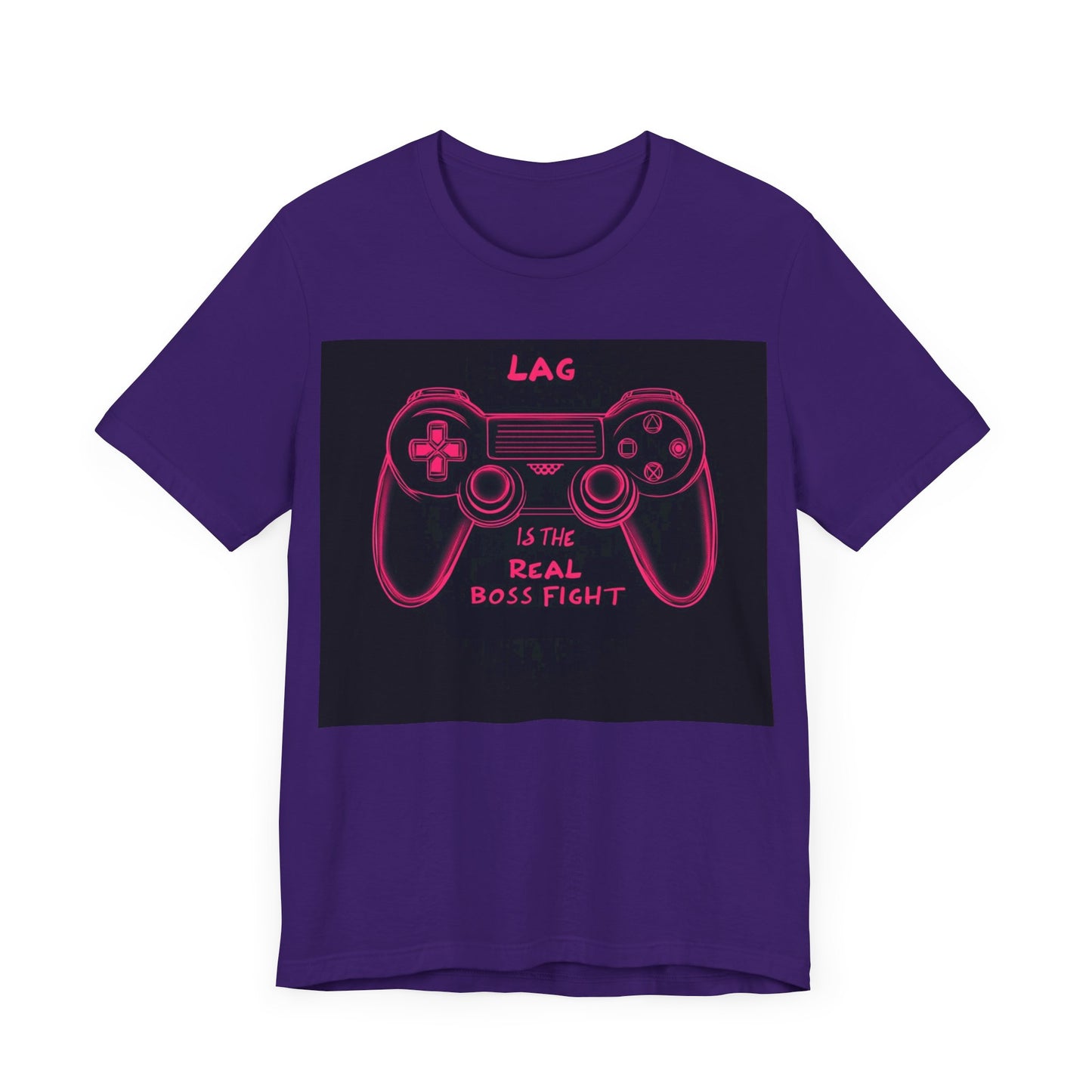 LAG IS THE REAL BOSS FIGHT Controller Short Sleeve Tee