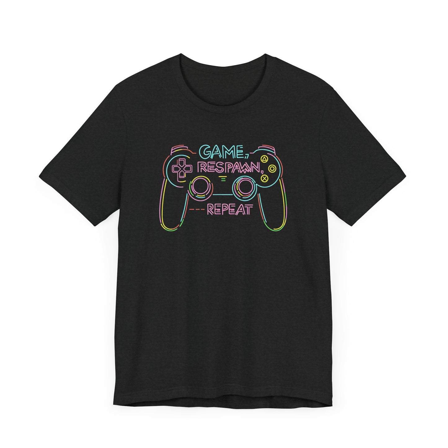 Royal's GAME, RESPAWN, REPEAT Controller Short Sleeve Tee