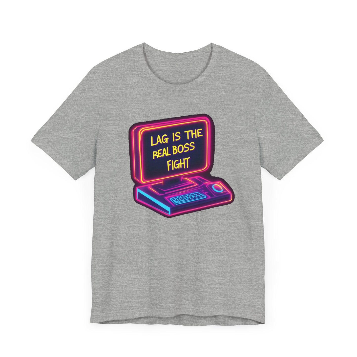 LAG IS THE REAL BOSS FIGHT Controller Short Sleeve Tee