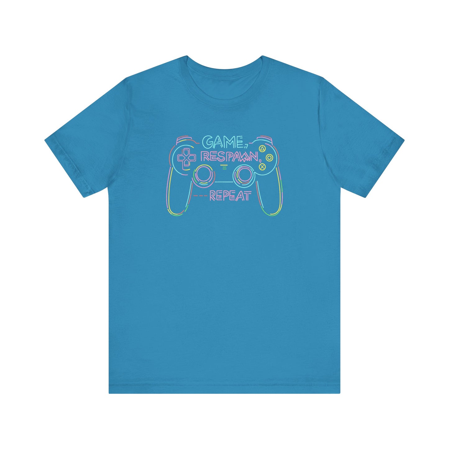 Royal's GAME, RESPAWN, REPEAT Controller Short Sleeve Tee