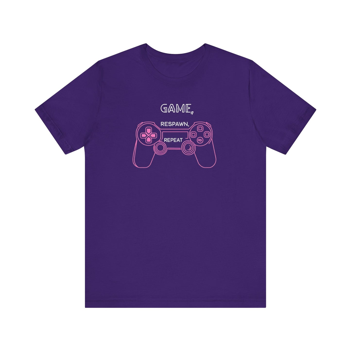 GAME, RESPAWN, REPEAT Controller Short Sleeve Tee